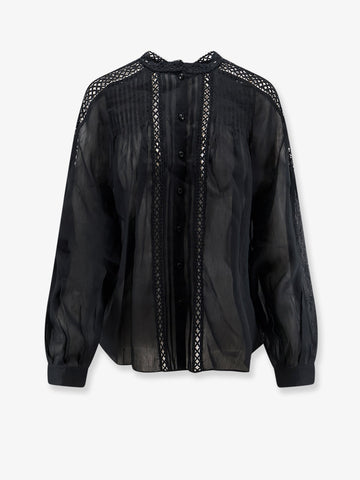 MARANT ETOILE - Polda viscose and linen shirt