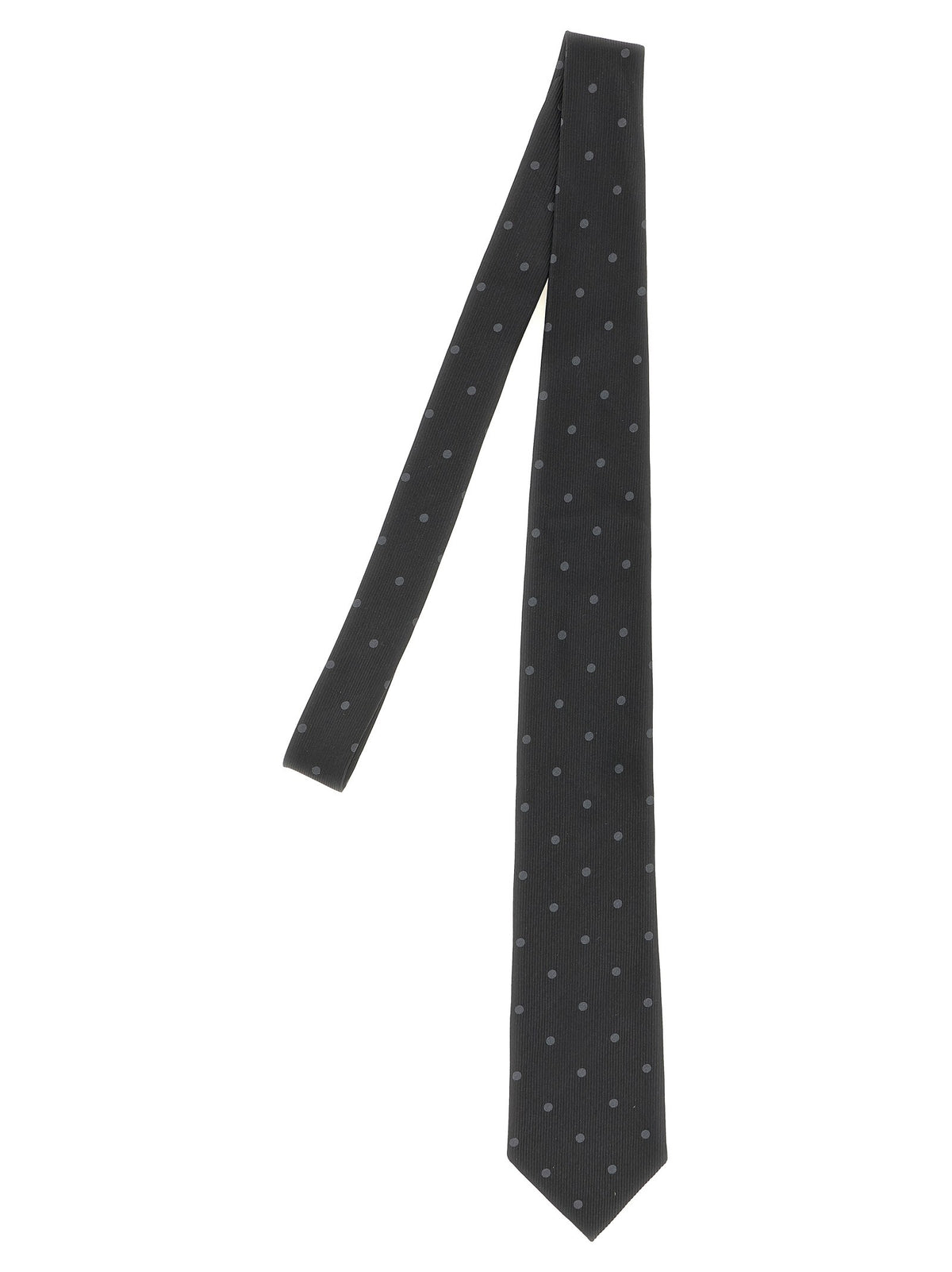 TOM FORD - Polka dot silk tie
