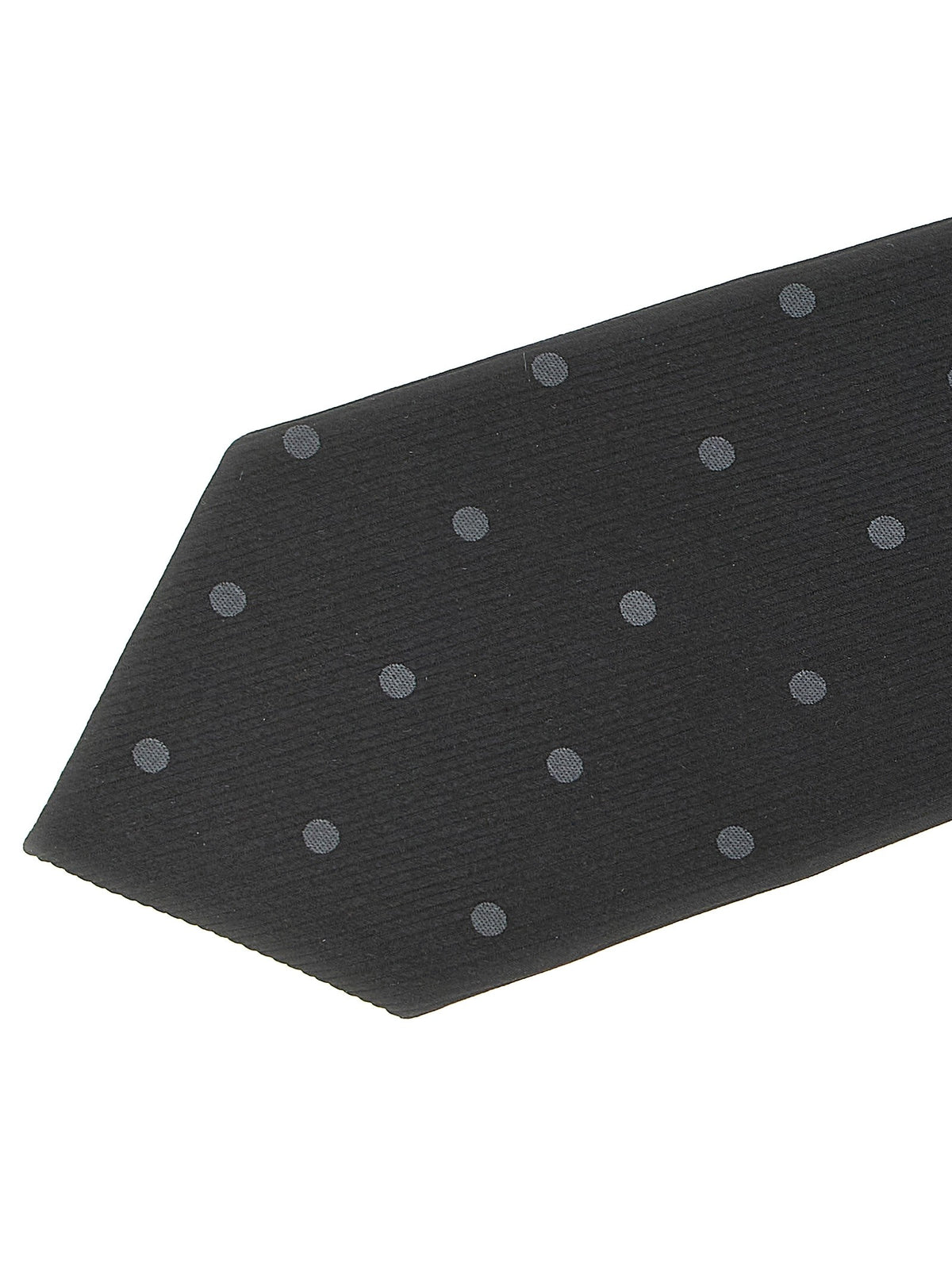 TOM FORD - Polka dot silk tie