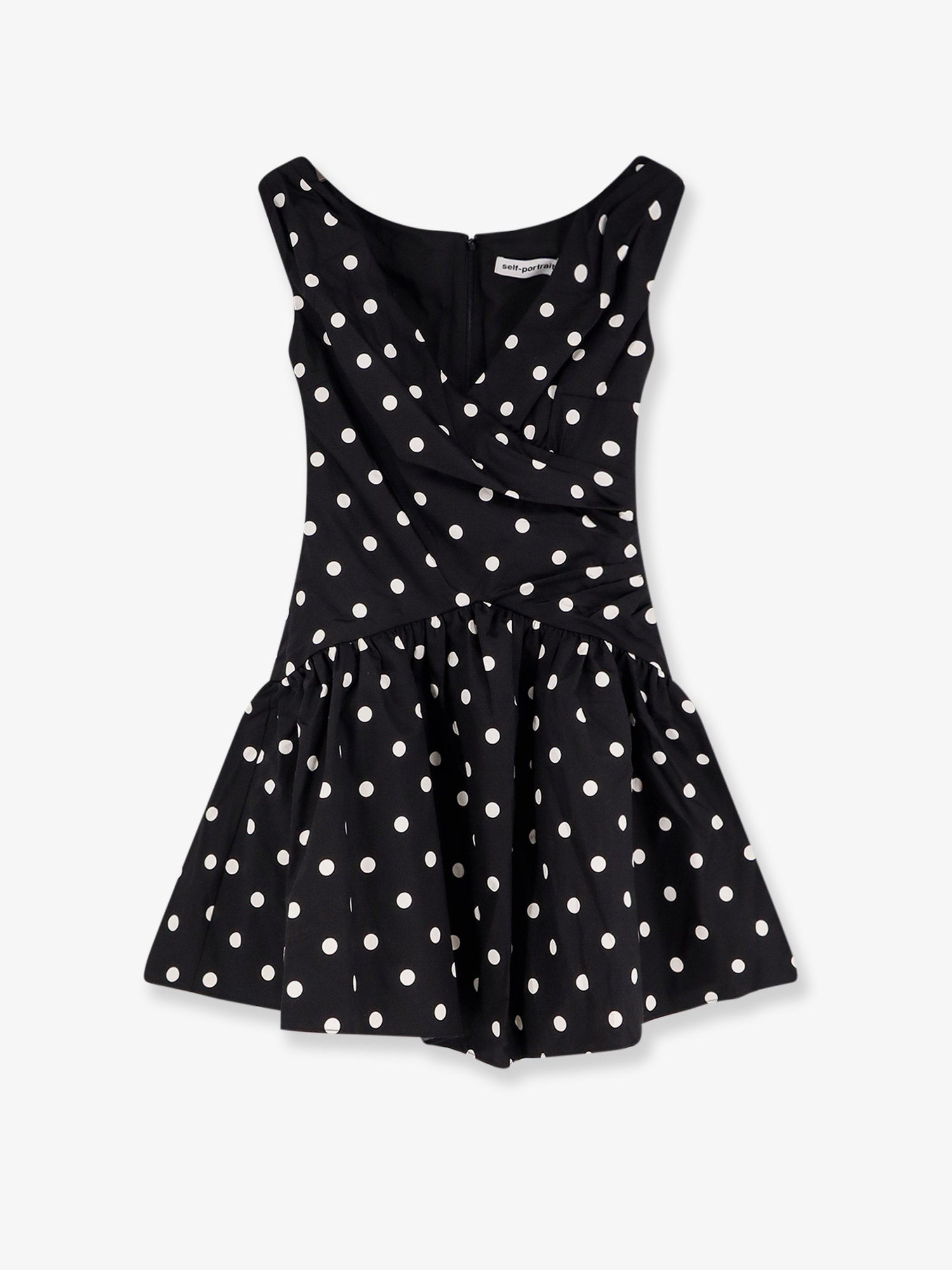 Polka-dots cotton mini dress polka-dots-cotton-mini-dress