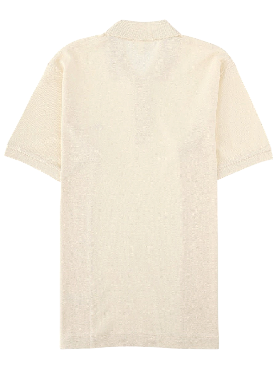 Lacoste - Classic Short-sleeve Polo Shirt Ivory Ivory