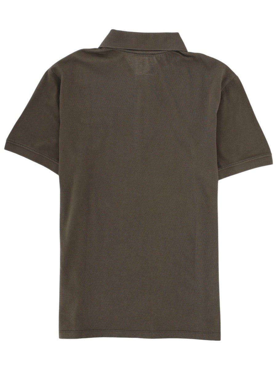 Balmain - Cotton Polo with Logo - Green polo-con-logo_d0d24989-889d-4daa-8545-d75de462e134