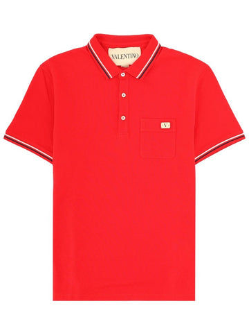 Valentino POLO CON PATCH LOGO