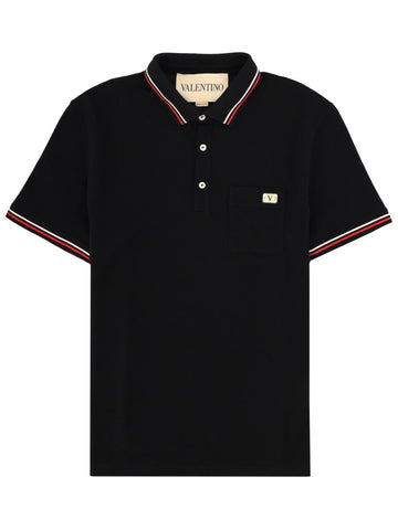 Valentino POLO CON PATCH LOGO