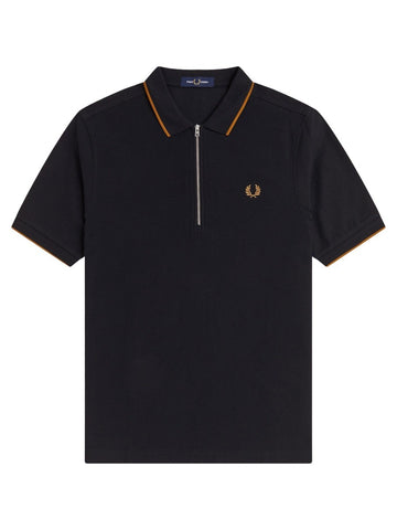 FRED PERRY FRED PERRY - POLO CON ZIP E LOGO