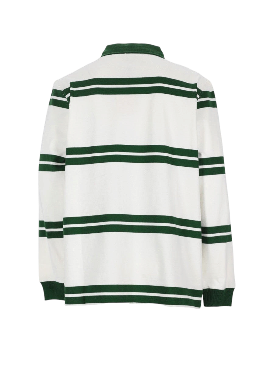 Drole De Monsieur - POLO "D MIRROR" A RIGHE White