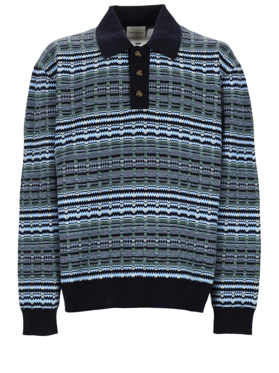 Drole De Monsieur - POLO IN MAGLIA COOGI Blue L