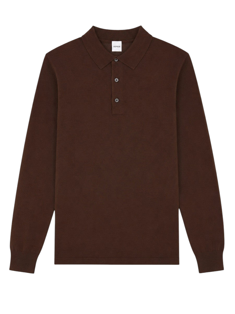 ASPESI - Virgin Wool Sweater Brown