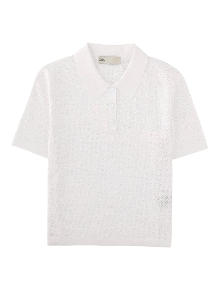 Tory Burch - POLO IN VISCOSA POINTELLE polo-in-viscosa-pointelle_ccecd901-7e75-486f-8518-302333bdae82