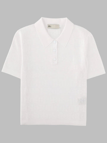 Tory Burch Tory Burch - POLO IN VISCOSA POINTELLE