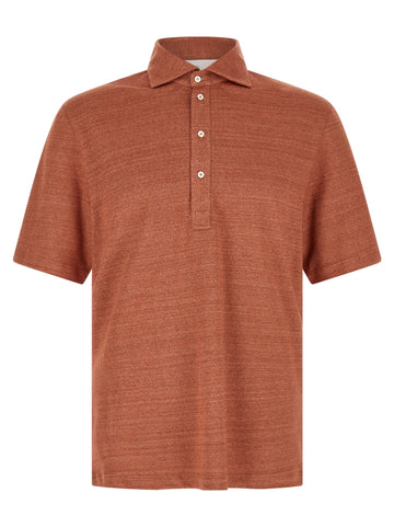 Brunello Cucinelli - Polo jersey mélange