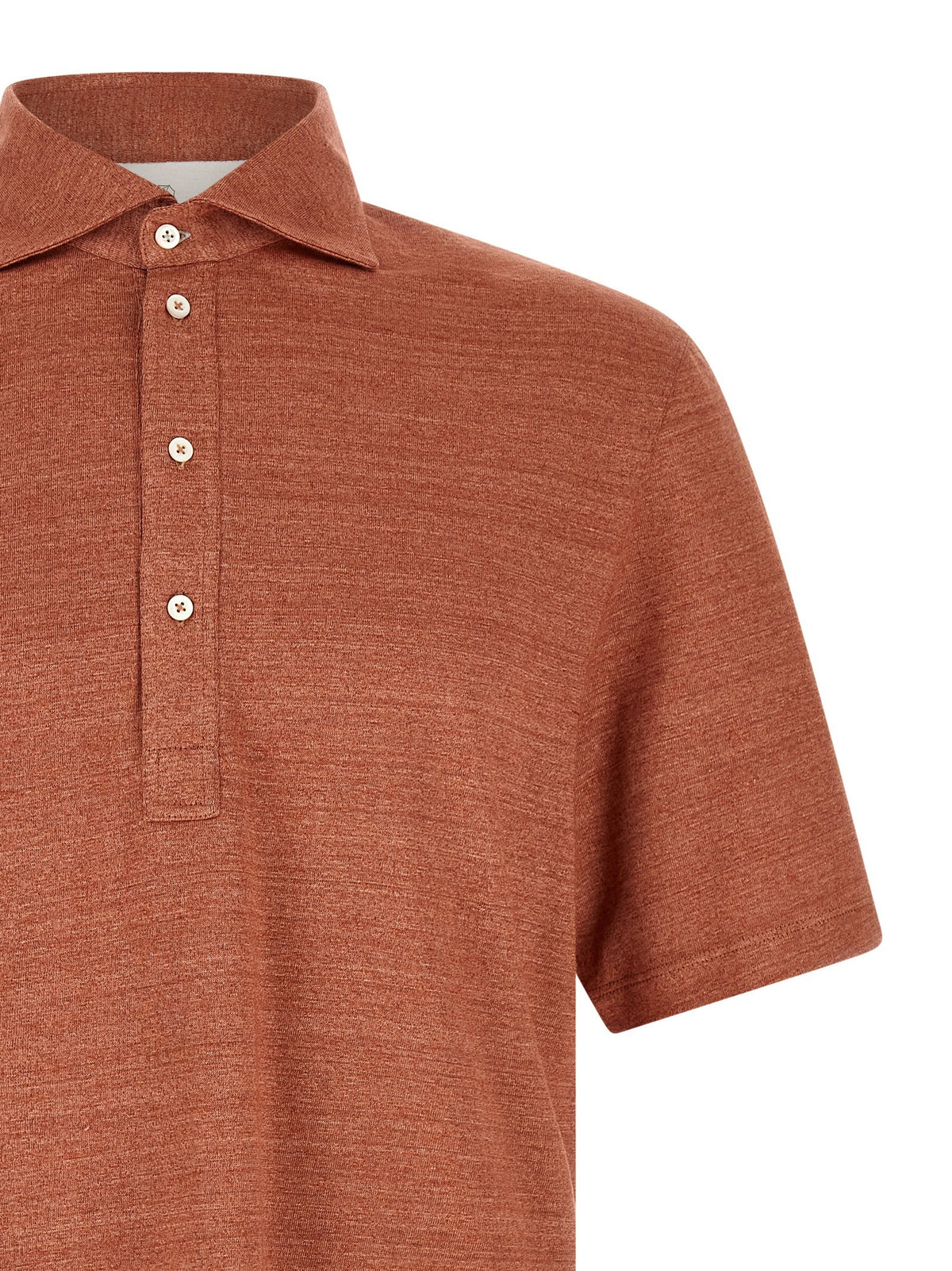 Brunello Cucinelli - Polo jersey mélange