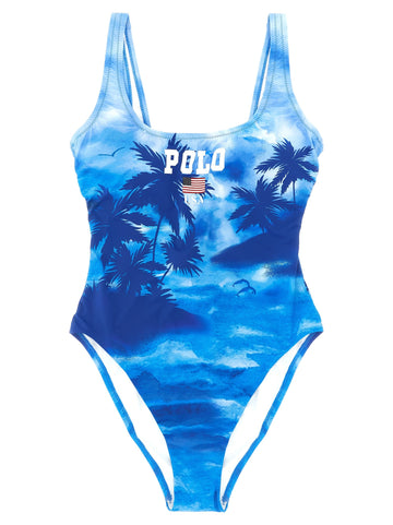 Polo Ralph Lauren - 'Polo' one-piece swimsuit