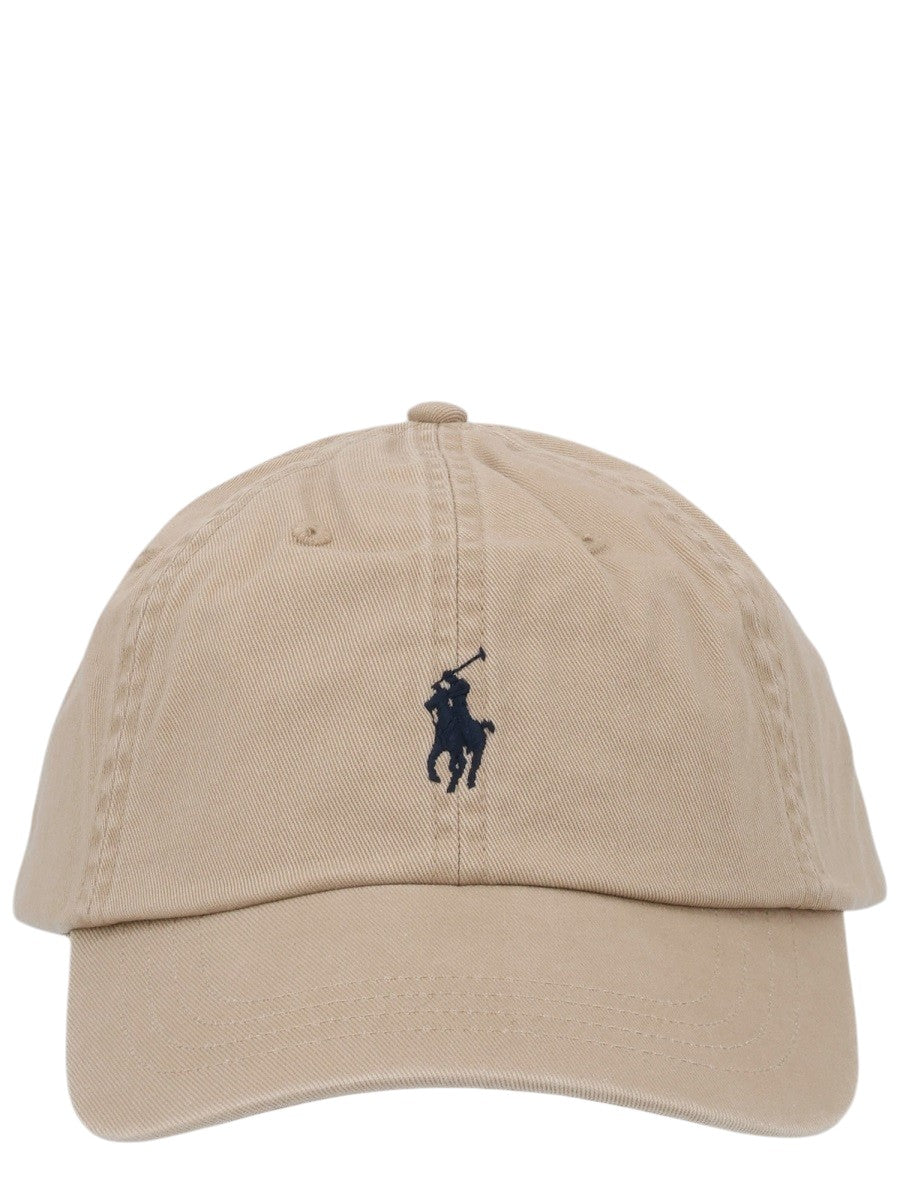 Polo Ralph Lauren Polo Ralph Lauren Beige Cotton Baseball Cap