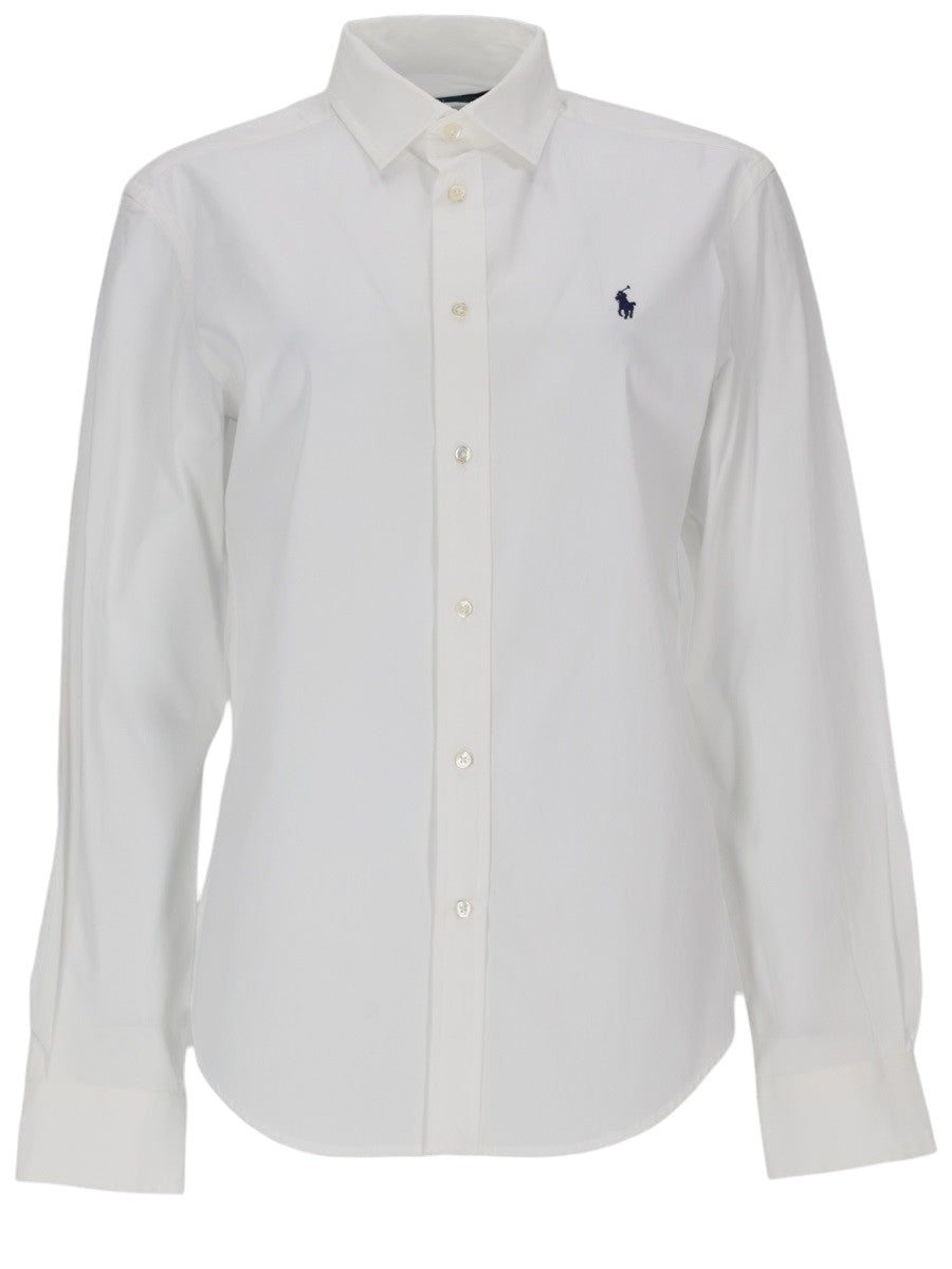 Polo Ralph Lauren - Classic Logo Shirt - White polo-ralph-lauren-classic-logo-shirt-white-front-jpg