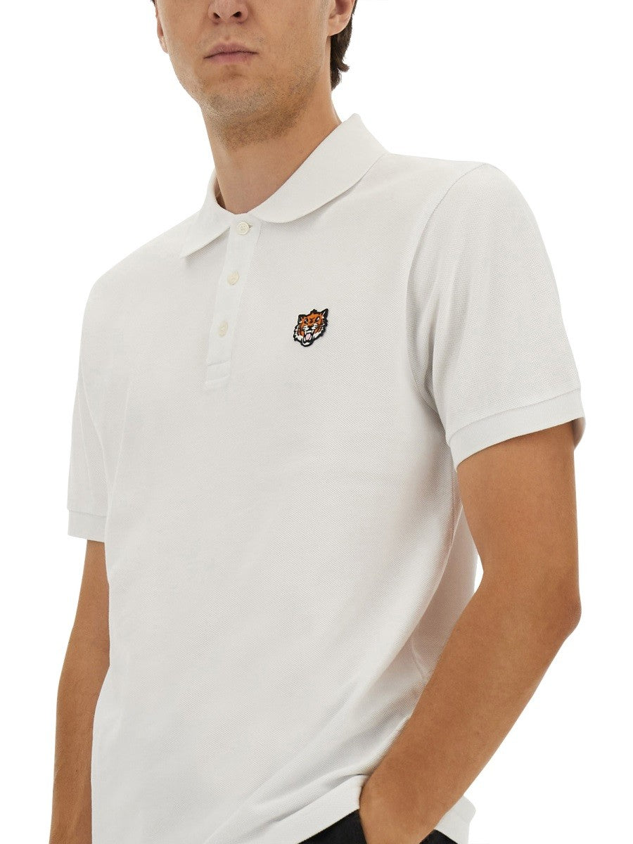 POLO SHIRT WITH HAPPY TIGER EMBROIDERY