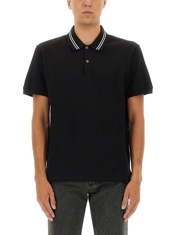 POLO SHIRT WITH LOGO ON THE COLLAR