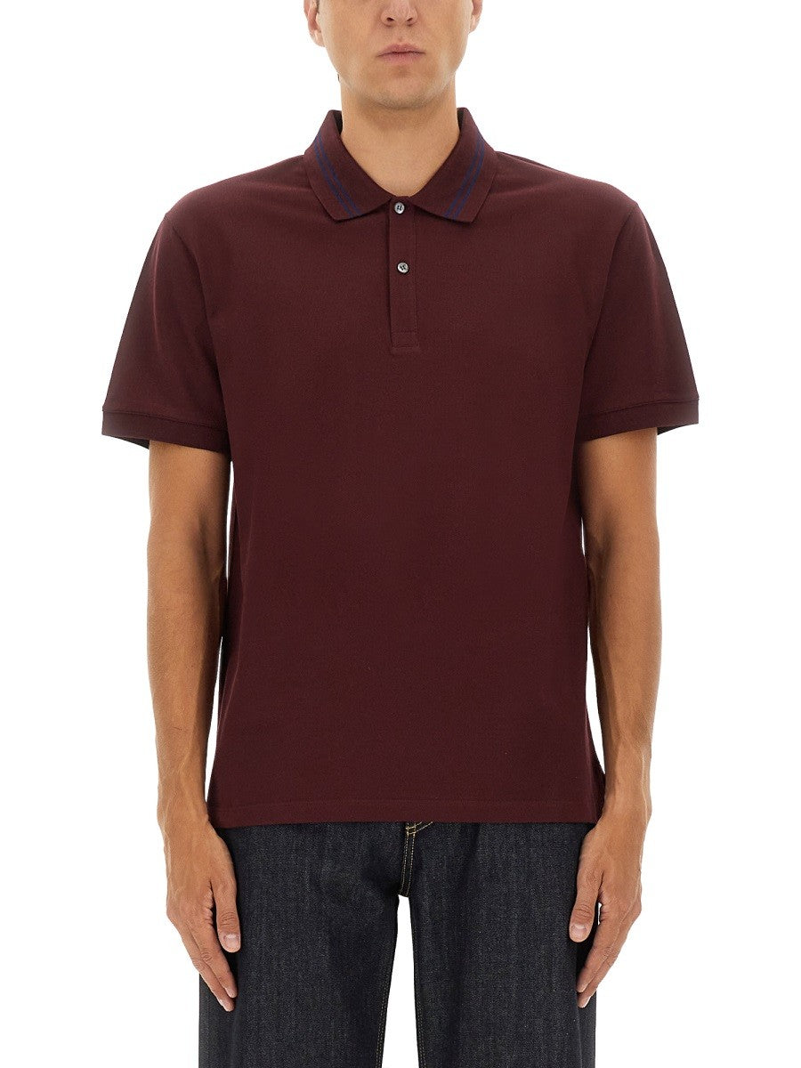 POLO SHIRT WITH LOGO ON THE COLLAR