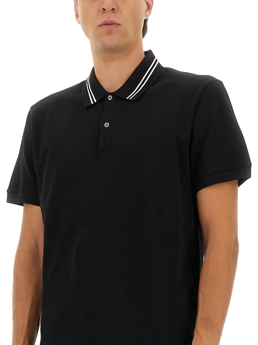 POLO SHIRT WITH LOGO ON THE COLLAR