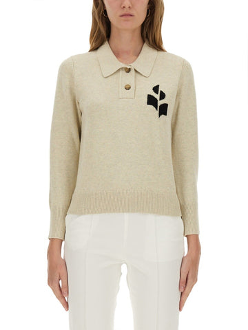 MARANT ETOILE - POLO SHIRT WITH LOGO