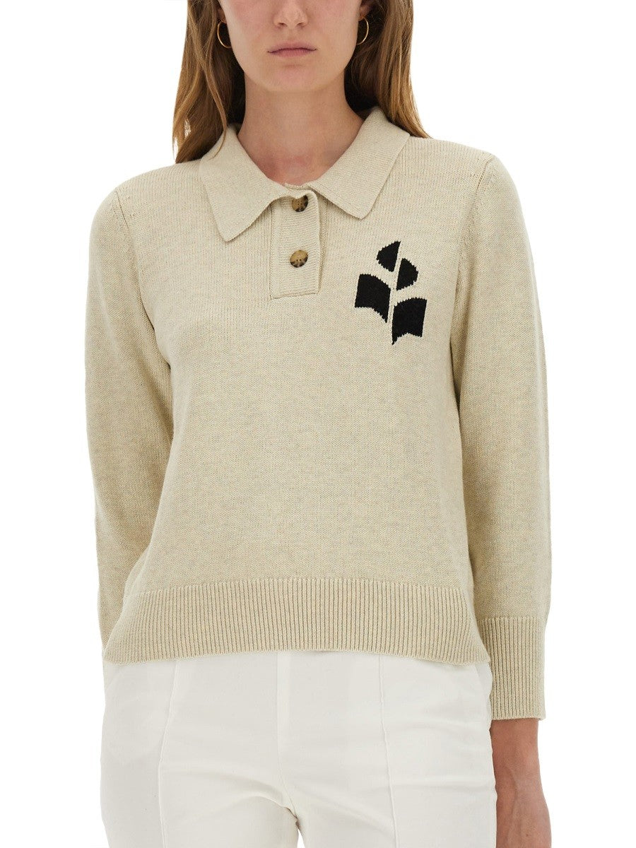MARANT ETOILE - POLO SHIRT WITH LOGO