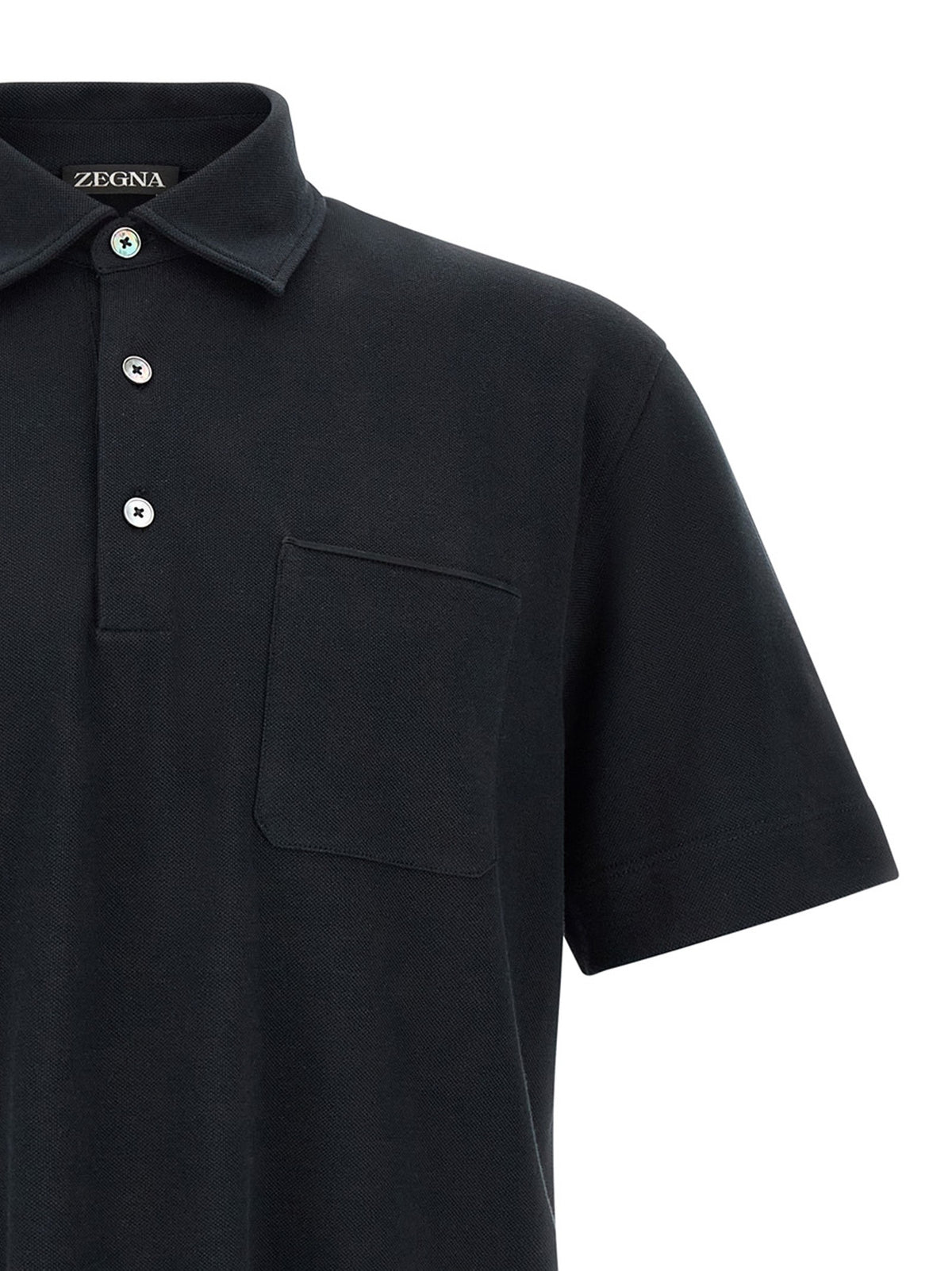 Zegna - Polo shirt with pocket