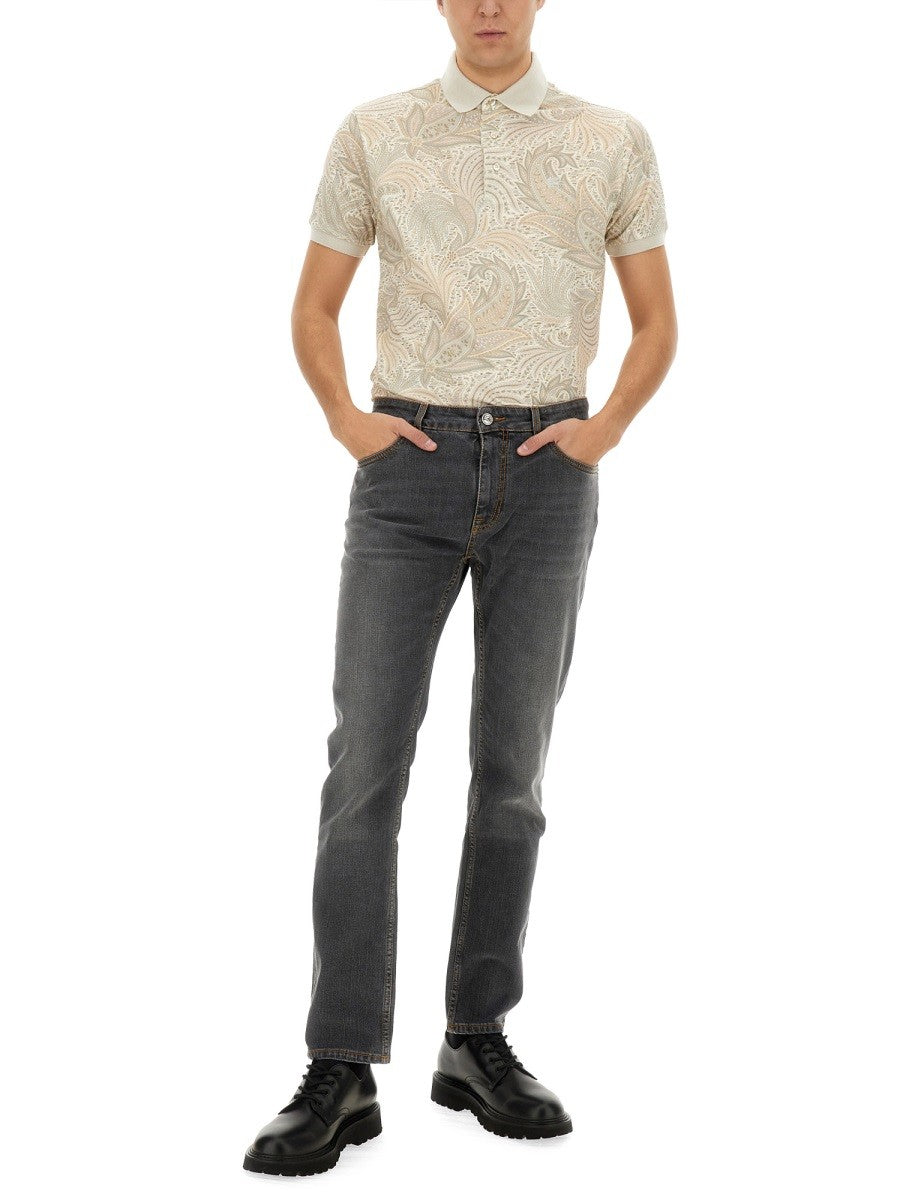 POLO SHIRT WITH PRINT