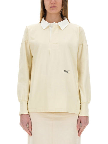 Maison Margiela POLO SHIRT WITH PRINT
