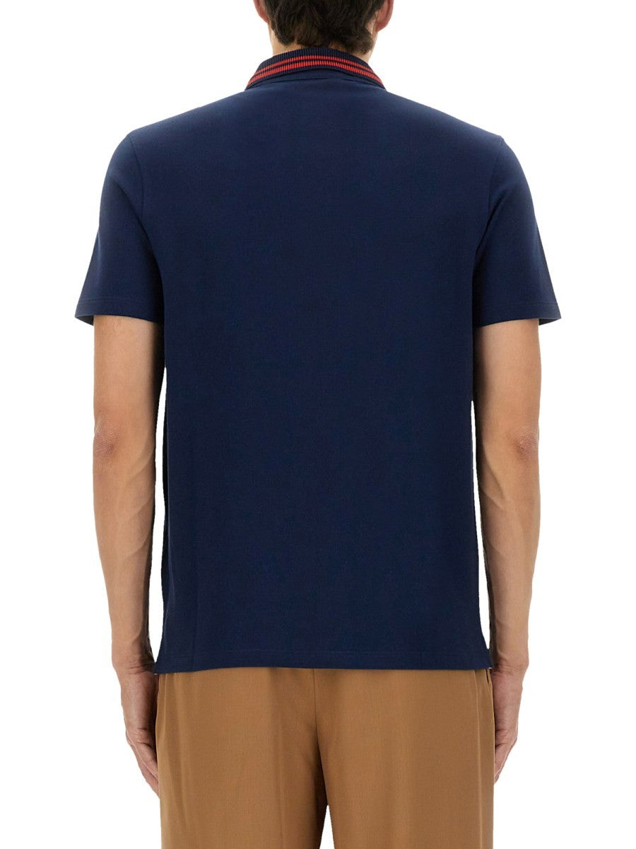 Valentino - POLO SHIRT WITH VG EMBROIDERY