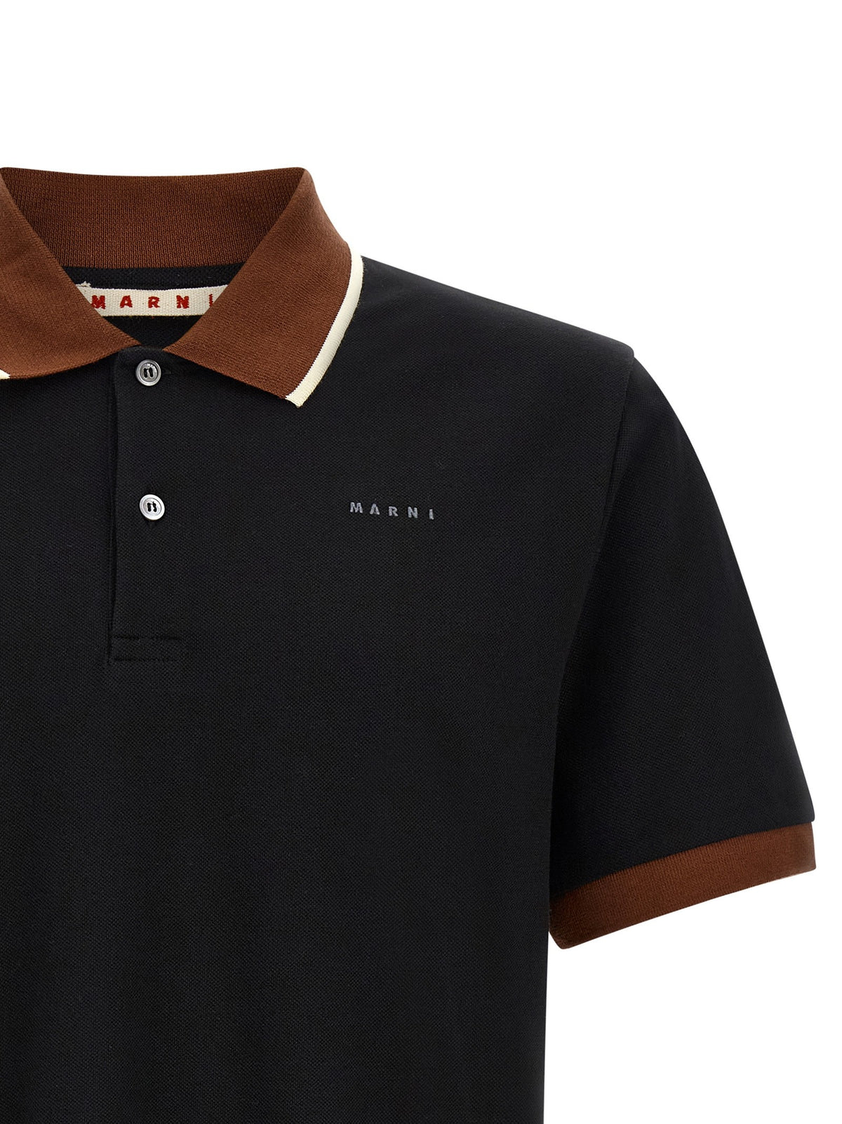 Marni - Polo with contrasting details