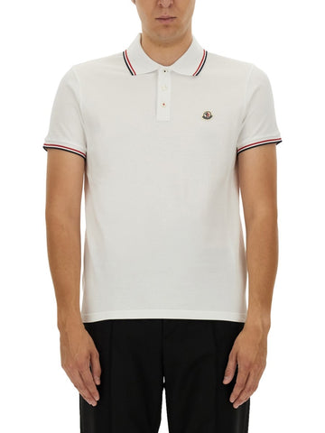 POLO WITH LOGO PATCH