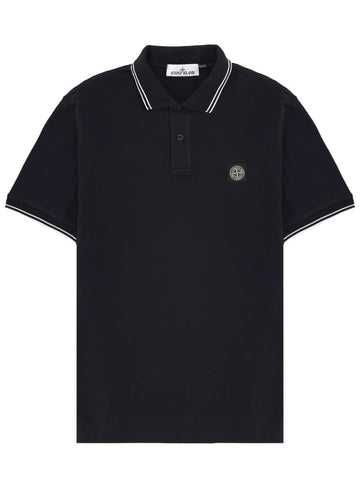 Stone Island - POLO WITH LOGO polo-with-logo_9d081663-31f0-43c5-8dc6-172e3ffd3357