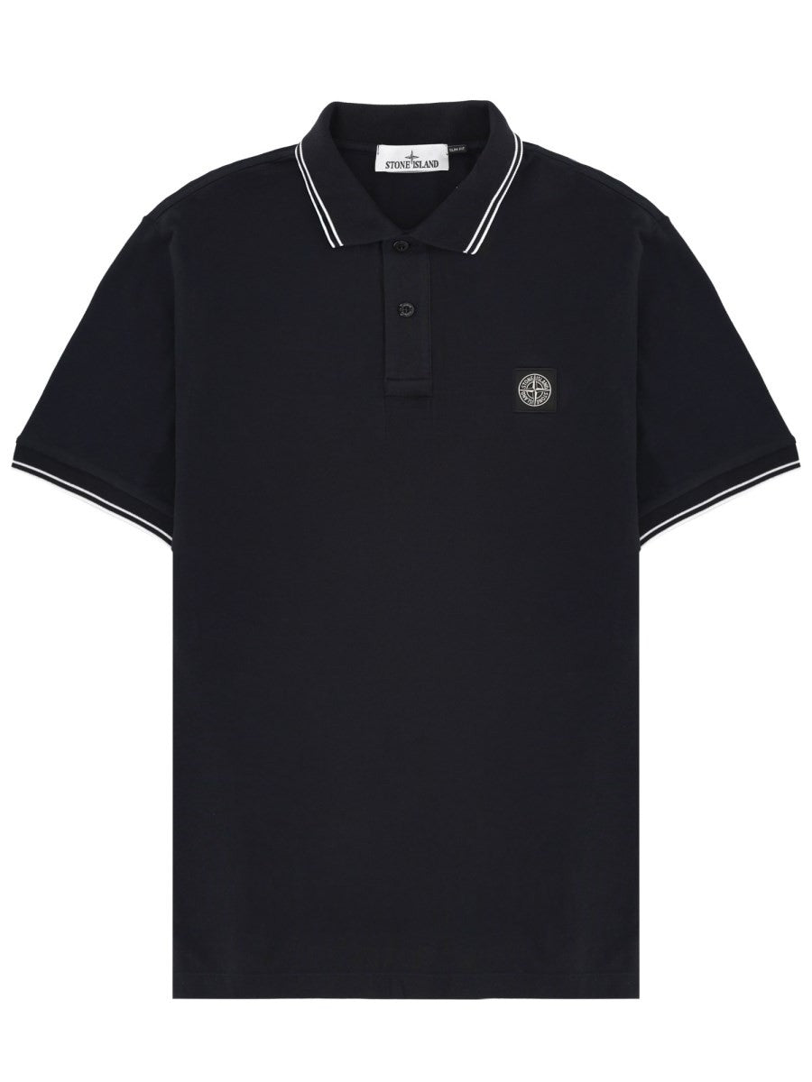Stone Island - POLO WITH LOGO polo-with-logo_9d081663-31f0-43c5-8dc6-172e3ffd3357