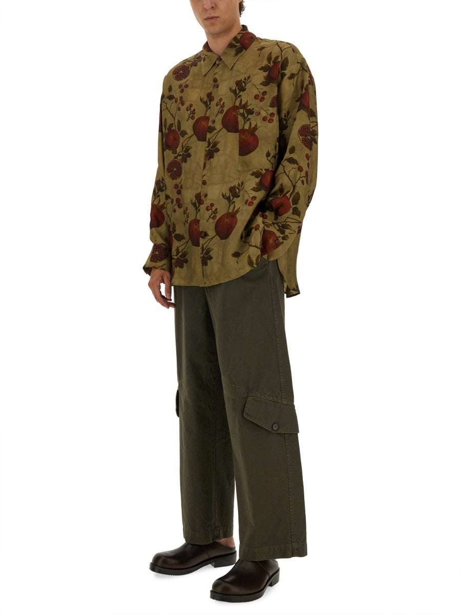 UMA WANG - POMEGRANATE PRINT SHIRT