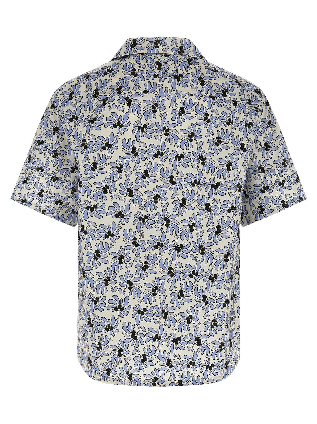 PRADA - Pongé shirt Light Blue M
