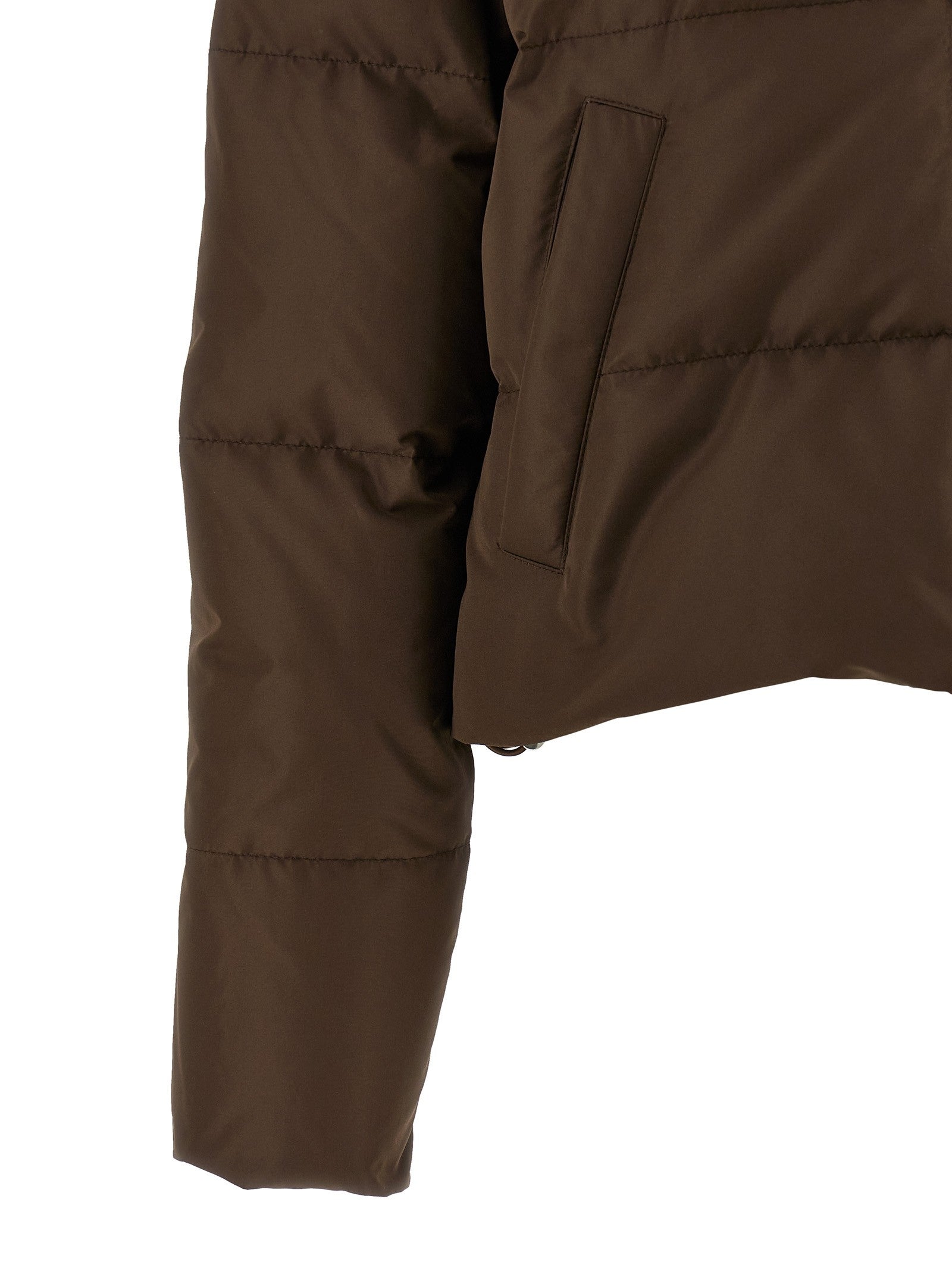 Miu Miu - Pongé tec down jacket