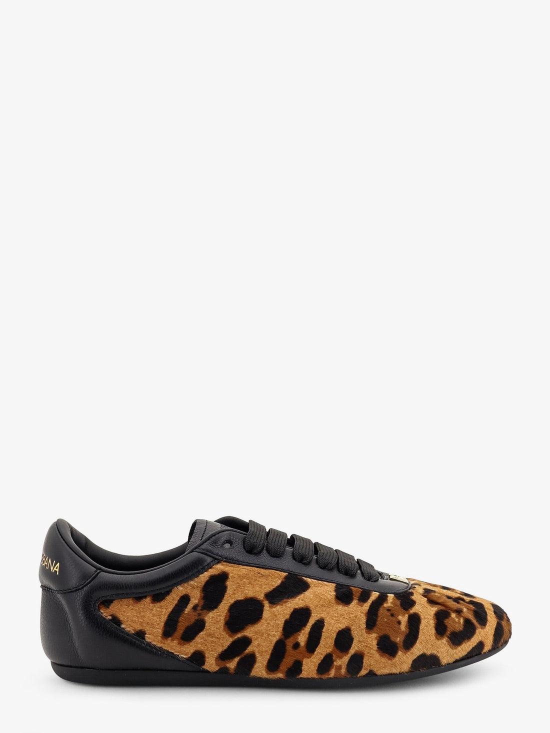 Dolce & Gabbana - Ponyskin sneakers with metal DG logo LEOFNATURALE