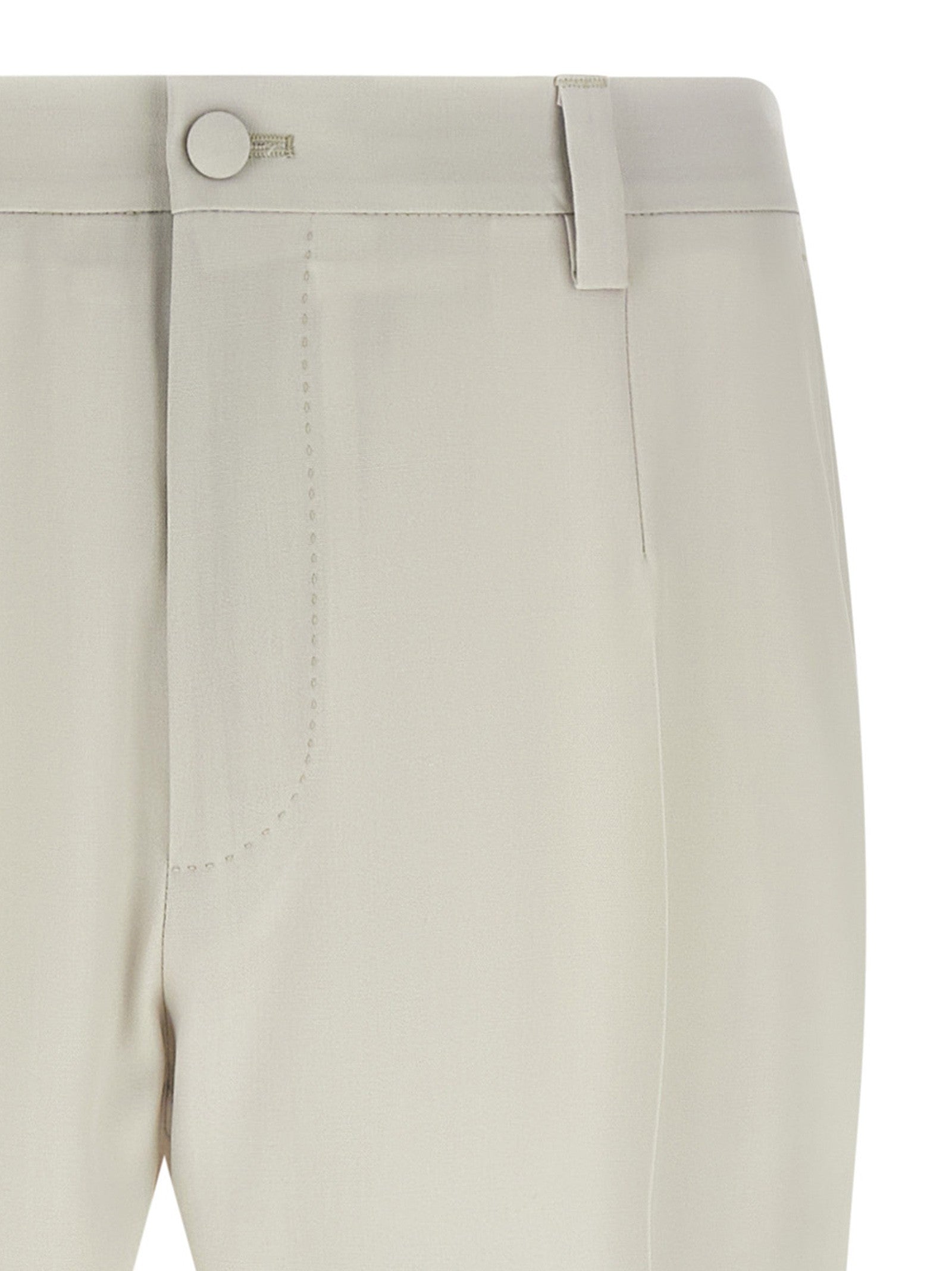 Dolce & Gabbana - Poplin wool pants