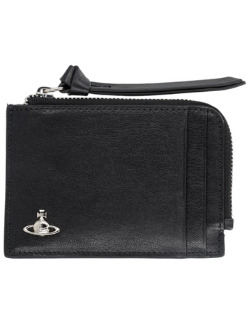 Vivienne Westwood - PORTA CARTE CON ZIP Black UNI