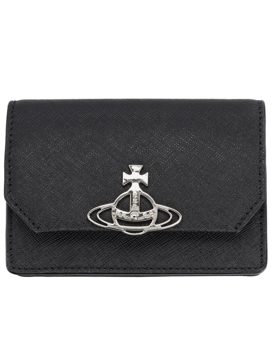 Vivienne Westwood - PORTACARTE CON DETTAGLIO "ORB"