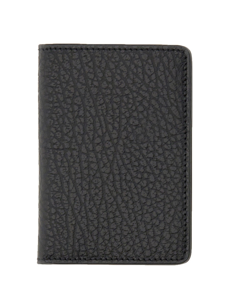 Maison Margiela - PORTACARTE BIFOLD "FOUR STITCHES" Unisex Black UNI