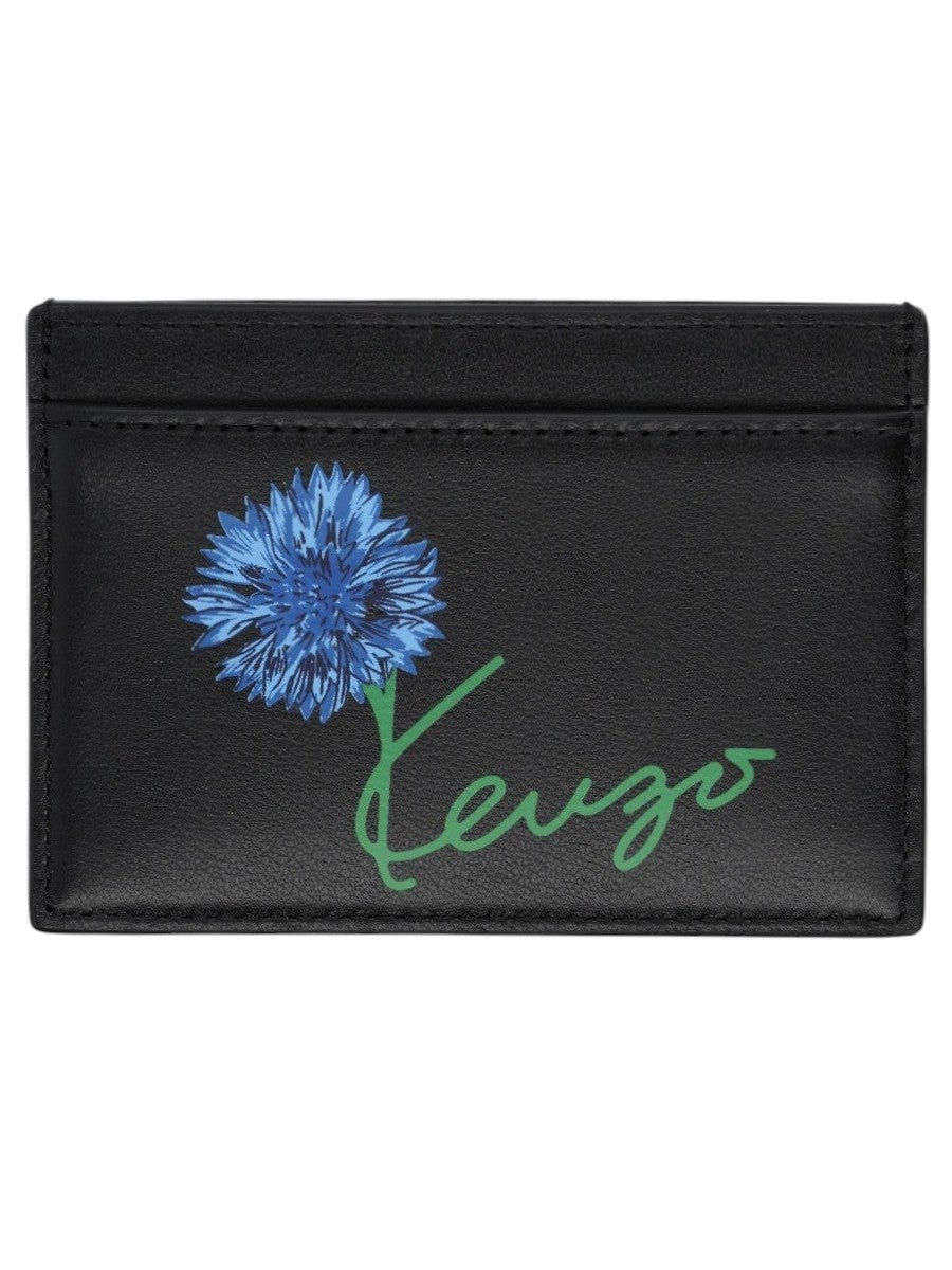 Kenzo - PORTACARTE CON STAMPA LOGO portacarte-con-stampa-logo_995f86f2-2be0-4da5-8277-972a4595dd53
