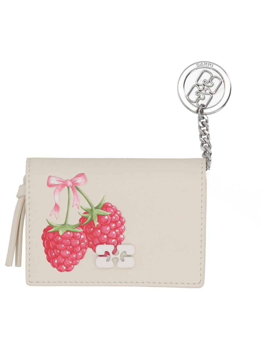 GANNI - Raspberry Print Card Holder portacarte-con-stampa-raspberry_6fe56816-4bd7-4c0a-b548-4235ec3b1670