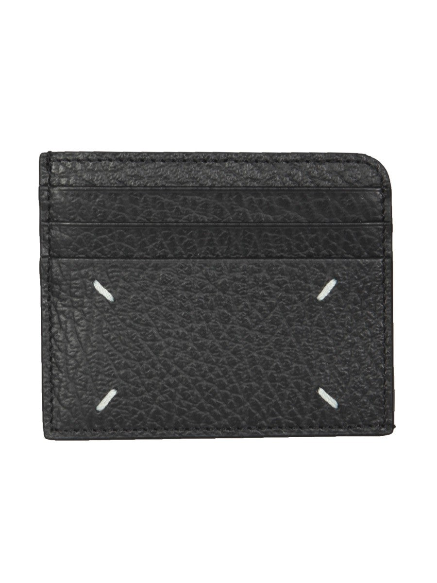 Maison Margiela - PORTACARTE "FOUR STITCHES" SLIM Unisex Black UNI