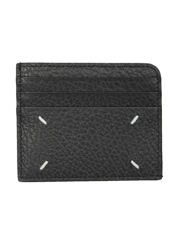 Maison Margiela - PORTACARTE "FOUR STITCHES" SLIM Unisex Black UNI