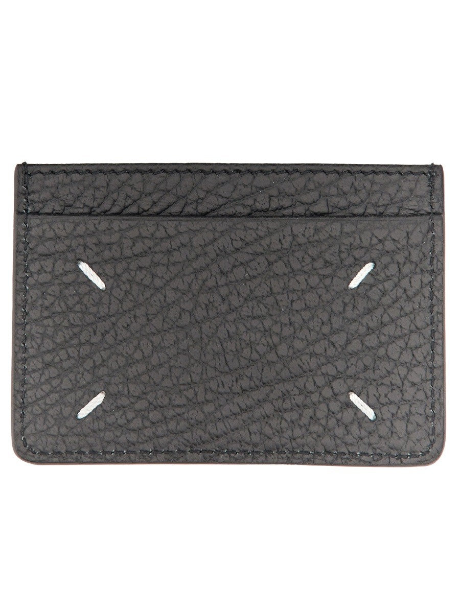 Maison Margiela - PORTACARTE "FOUR STITCHES" Unisex Black UNI