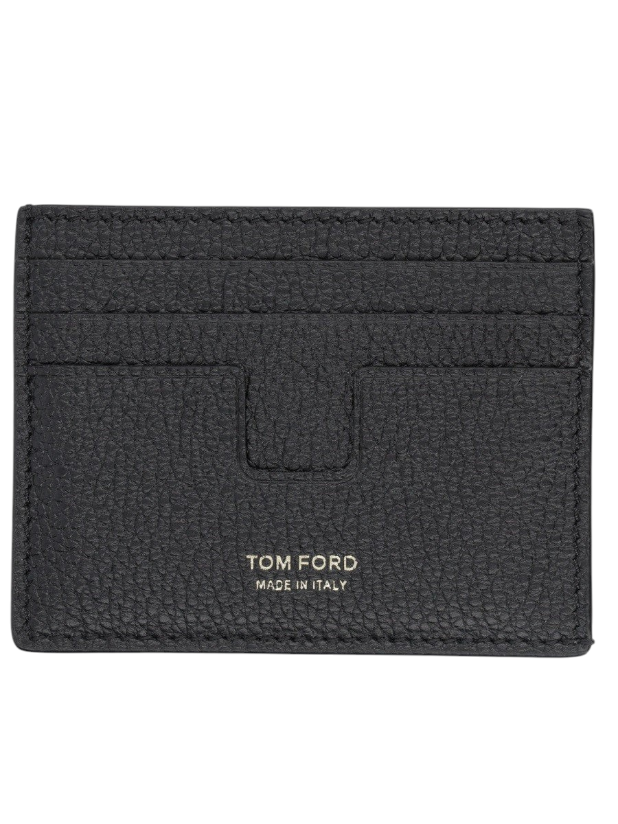 TOM FORD - Grain Leather Classic Cardholder Black UNI