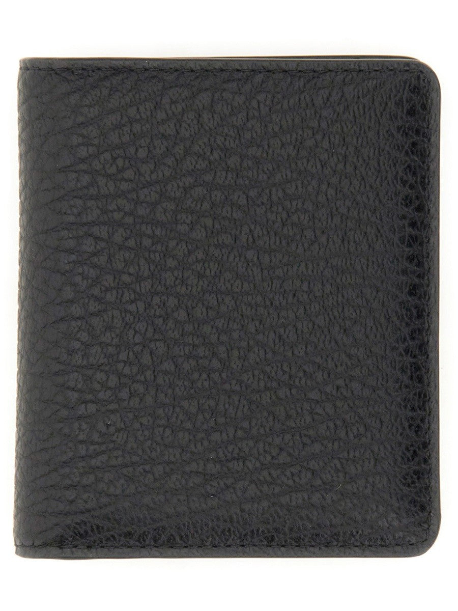 Maison Margiela - PORTAFOGLIO BIFOLD COMPATTO "FOUR STITCHES" Unisex Black UNI