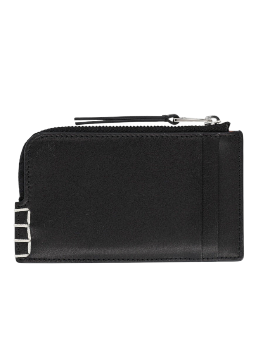 jw anderson - Zip Leather Wallet Black UNI