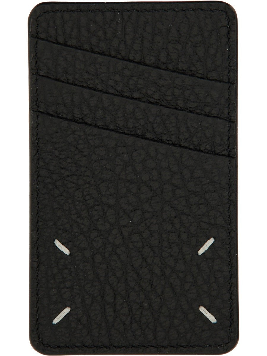 Maison Margiela - PORTACARTE VERTICALE "FOUR STITCHES" Unisex Black UNI